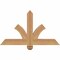 Ekena Millwork Redmond Smooth Timber Gable Bracket, Western Red Cedar, 36"W x 21"H x 3 1/2"D x 3 1/2"F, 14/12 Pitch GBW036X21X0404RED00SWR - alternate 1